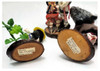Vintage Moldovan doll souvenirs. One is "Фудудул", which means Proud (or Haughty in reference to the pose assumed by the young man depicted, no doubt). Then there's "Поамэ", which means Poem and the third, missing its title tag, is "Дойна", which means Song. Authentic Moldovan hand made dolls, circa 1980s-90s. Material is cloth, wood, and hard and soft plastic.