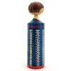 Polish "Figurka" Small Case.  Charming and unusual Polish painted wood case. Translated, the label reads: "State-owned enterprise" "wholesale retail services" "Warsaw" and "Figurka Jubiler (Figure)" over printed in caps. Probably 1980s.