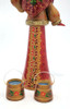 Maiden from Tver Carrying Buckets of Water. An elegantly dressed young girl carries two buckets of water using a bowed yoke. The piece is hand made from wood, fully painted and lacquered. The yoke is removeable and the buckets are as well. The artist's initials and a dedication to a young girl is written in Russian inside the bottom of the piece. Lots of fine detail in this uncommon example of Tver folk art. Maiden from Tver Carrying Buckets of Water. An elegantly dressed young girl carries two buckets of water using a bowed yoke. The piece is hand made from wood, fully painted and lacquered. The yoke is removeable and the buckets are as well. The artist's initials and a dedication to a young girl is written in Russian inside the bottom of the piece. Lots of fine detail in this uncommon example of Tver folk art.