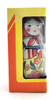Mechanical Matryoshka (Механическая Матрешка). This entertaining Matryoshka spins one way and then the other, back and forth. Made in the Soviet Union pre-1991 at LZM (Leningradskiy Zavod Metalloizdeliy). NIB (New in Box). With key. Unusual in new condition. 7". Made in USSR
