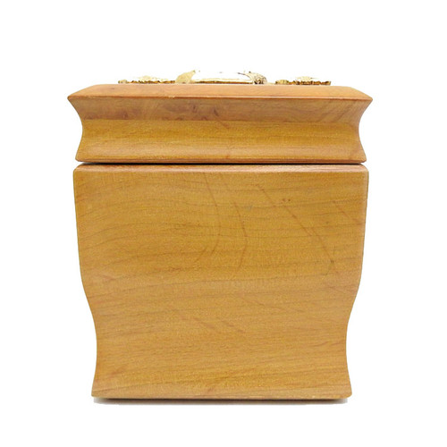 Karelian Birch Wood Spice or Tea Box