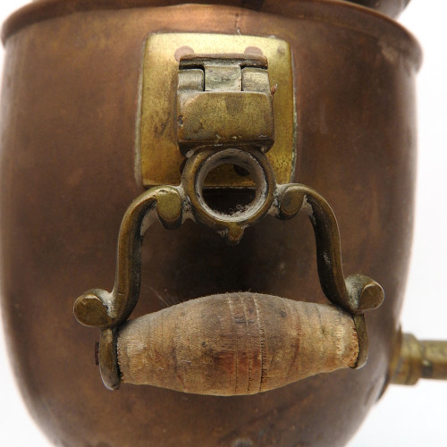 Pre-revolutionary small brass samovar