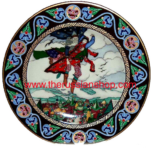 Vintage Porcelain - Decorative Porcelain Plates - Russian Fairy