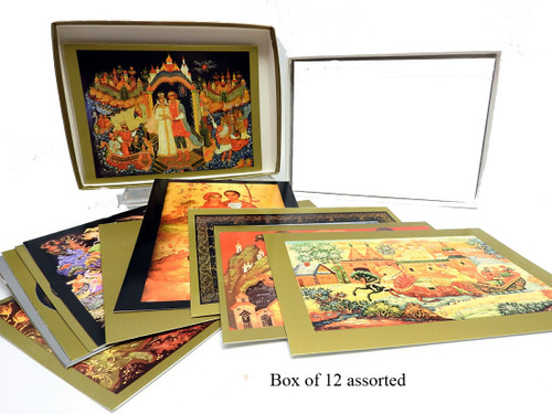 Russian Lacquer Note Cards Russian Lacquer Note Cards