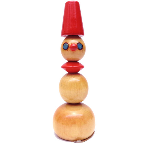 Vintage Clown Stacker Toy  Vintage Clown Stacker Toy