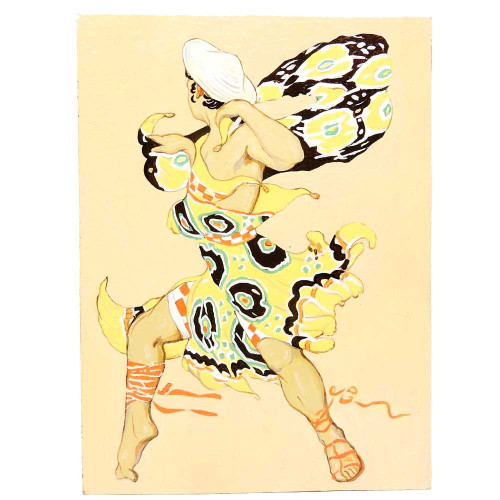 Narcisse as a Youth Ballet Russes [Leon Bakst] Unframed Russian Masterpiece Painting