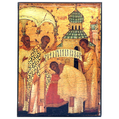 Alexander A Saltykov. The Andrei Rublev Museum of Early Russian Art (Музей древнерусского искусства имени Андрея︡ Рублева). The Andrei Rublev Museum of Ancient Russian Art houses a unique collection of works of ancient Russian art of the 14th-18th centuries. The Moscow School is well represented, as are works from the Novgorod School, Tver icons and the Northern region, and other centers. Additionally, the museum owns collections of sewing, small plastic arts, stone and wood carvings, ancient manuscripts and early printed books. This edition contains well-known, as well as previously unpublished, works. USSR (Leningrad): Khudozhnik RSFSR, [1981]. Second edition, 1985. 264 pages, printed on coated paper. Text in Russian with summaries in English, German and French. Index of illustrations in same four languages. Notes in Russian. Hardcover with dustjacket in a clear protective jacket cover.