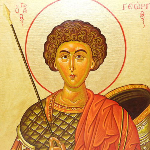 St. Warrior [Palekh] 1980's