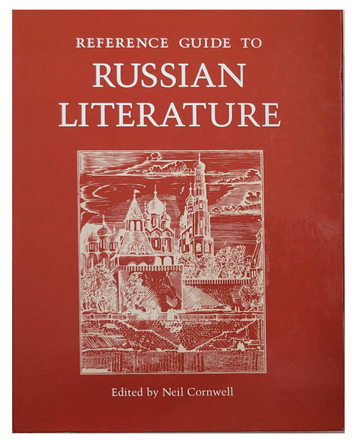 Reference Guide to Russian Literature. Neil Cornwell, editor. London and Chicago: Fitzroy Dearborn Publishers, 1998. First edition pre-Routledge printing. 974 pages. Hardcover, printed boards. Ex-libris sticker of L.Nelson Bell Library inside front cover. Overall near fine. Books weighs 7 pounds.