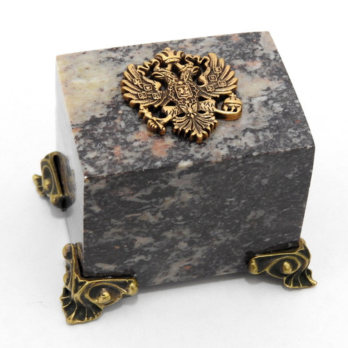 Imperial Stone Box with Double Headed Eagle 2