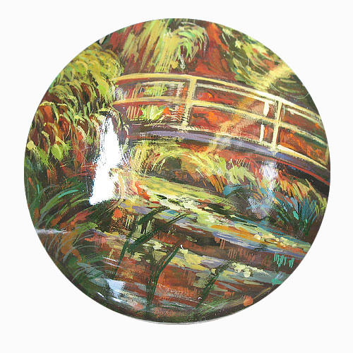 Bridge Over Water Lilies  [Monet]