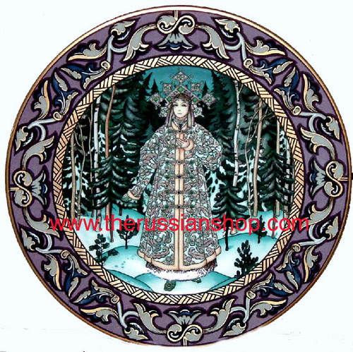 Maria Morvena Encounters Tsarevich Ivan from the plate series