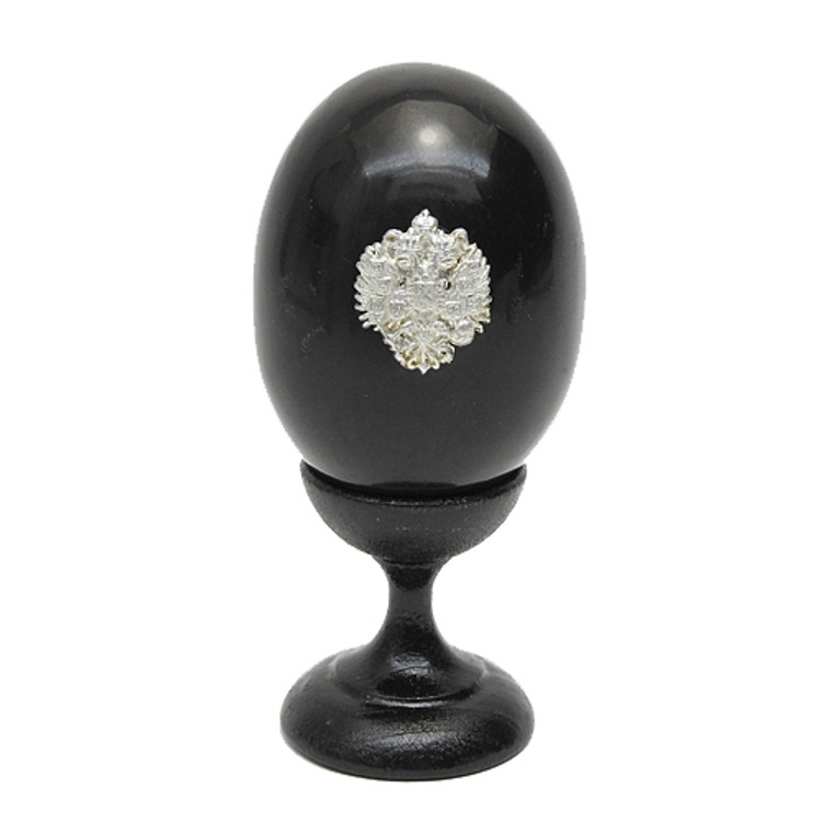 Obsidian stone egg
