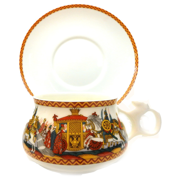 Ivan Bilibin Medieval Russia Tea Cup and Saucer