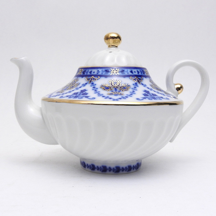 Cobalt Frieze Teapot (small)