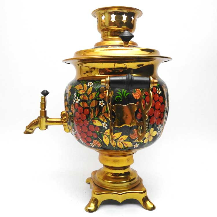 Painted Electric Samovar, Tula [Vintage]