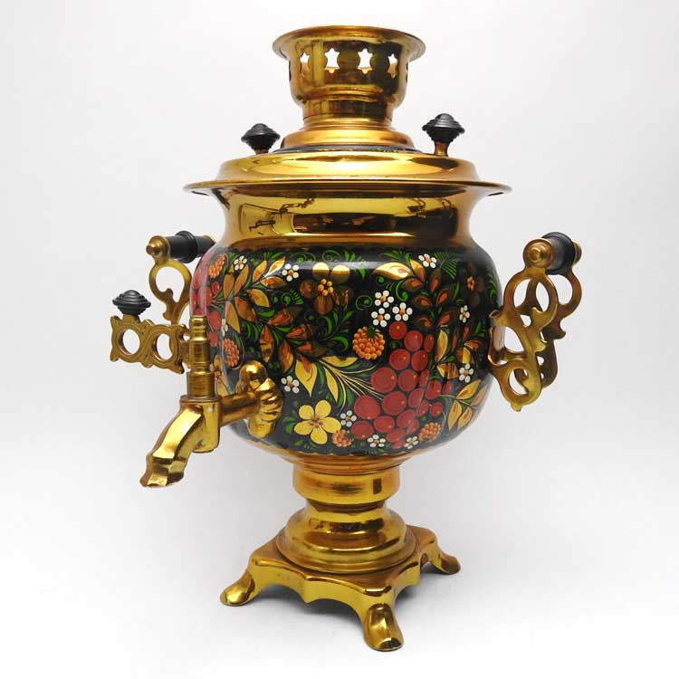 Painted Electric Samovar, Tula [Vintage]