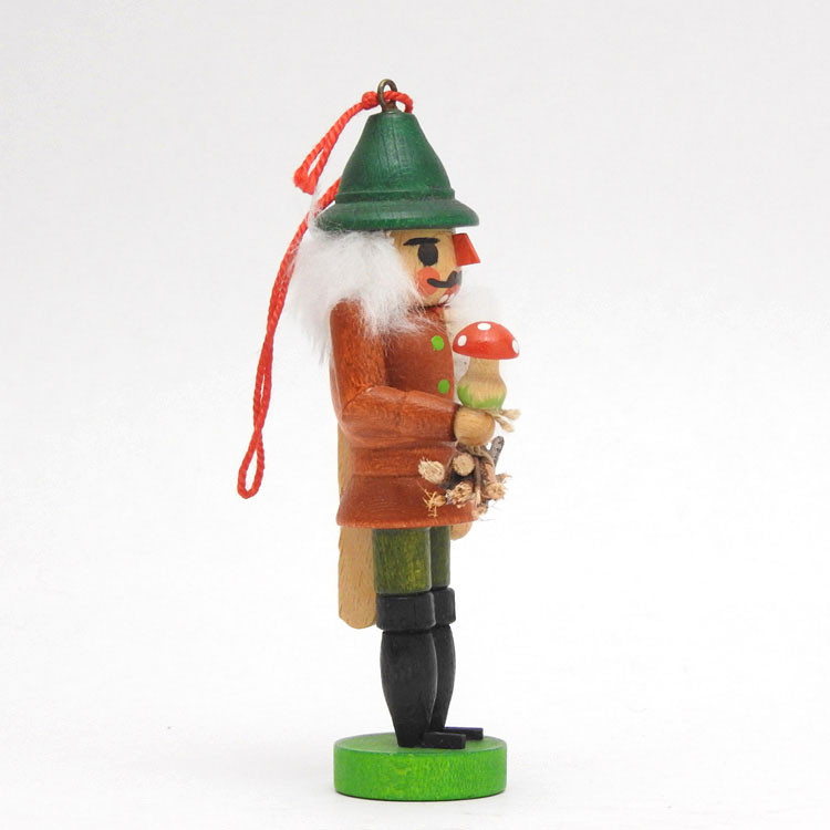 Woodsman with Mushroom Vintage Steinbach Nutcracker Ornament