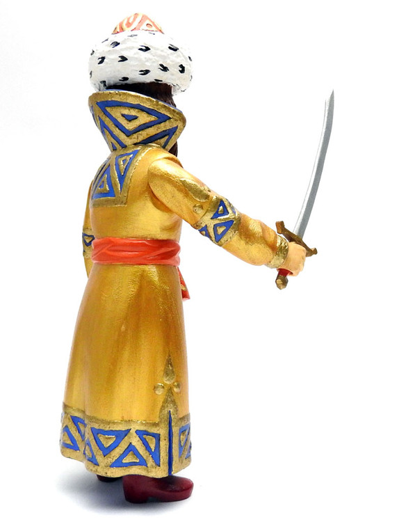 Imperial Russian Boyar Figure. Beautifully detailed and painted carved figure of a boyar in the costume of the 17th century of Imperial Russia.