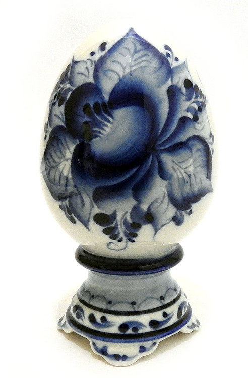 Decorative Gzhel Egg