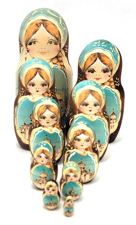 Golden Ring Vintage Artistic Matryoshka [1994]