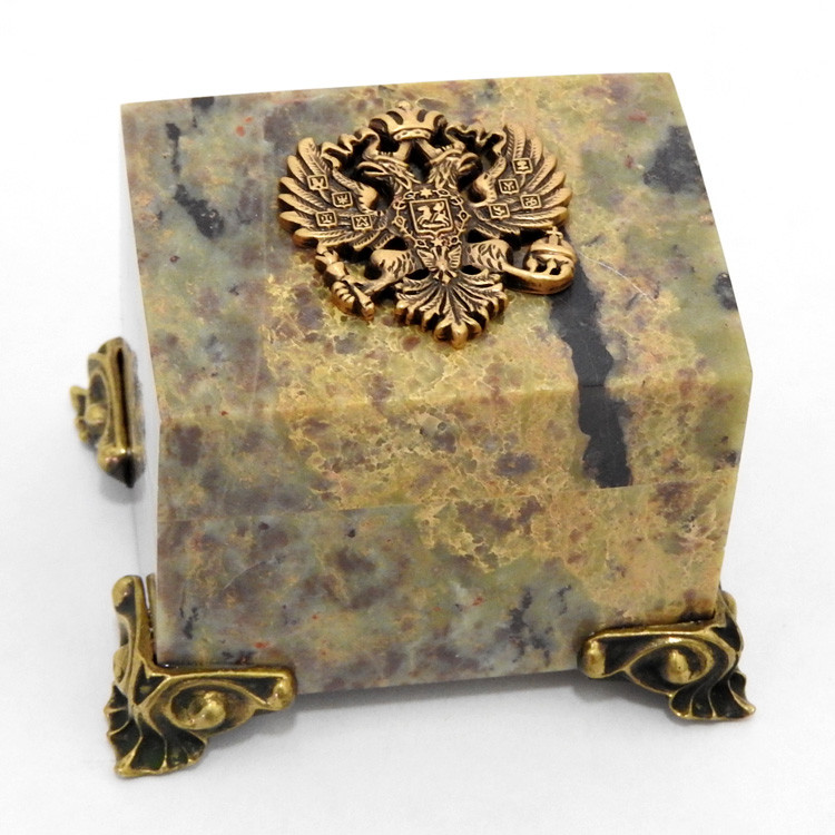 Imperial Stone Box with Double Headed Eagle