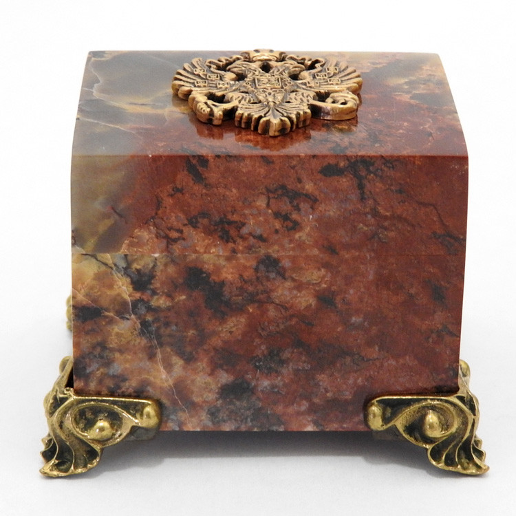 Imperial Stone Box with Double Headed Eagle 3