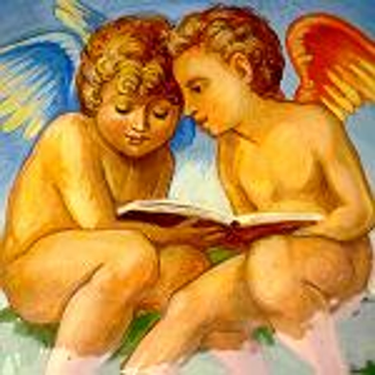 Cherubs Studying