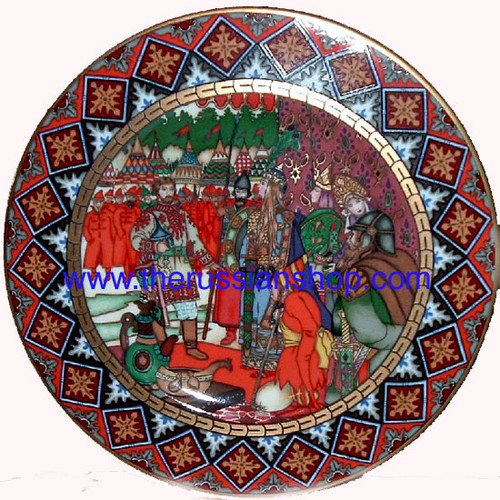 Maria Morvena Encounters Tsarevich Ivan from the plate series