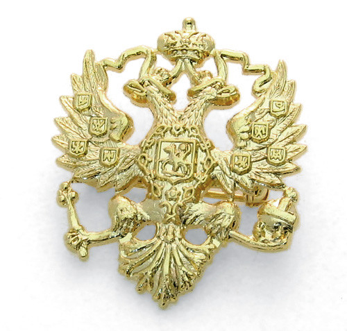 Russian Imperial Double Headed Eagle Lapel Pins at The Russian Gift Shop