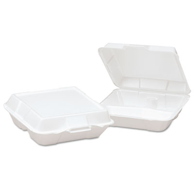 Genpak Foam Hinged Lid Snack Containers SKU#GNP20500