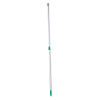 Unger Opti-Loc Aluminum Extension Pole  18ft  Three Sections  Green Silver (UNG ED550)