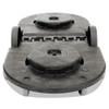 Rubbermaid Commercial Tandem Dolly  Two-Container  300 lb Capacity  20 25w x 45d x 8h  Black (RCP 2646 BLA)