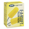 3M EA  AA  Rsoft Yellow Neon Soft Foam Earplugs  Corded  Regular Size  200 Pairs (MMM3111250)