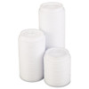 Dixie Dome Drink-Thru Lids  Fits 10  12  16oz Paper Hot Cups  White  1000 Carton (DIX D9542)