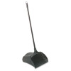 Rubbermaid Commercial Lobby Pro Upright Dustpan  w Wheels  12 1 2    Polypropylene w Vinyl Coat  Black (RCP 2531)