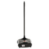 Rubbermaid Commercial Lobby Pro Upright Dustpan  w Wheels  12 1 2    Polypropylene w Vinyl Coat  Black (RCP 2531)