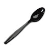 Dixie Plastic Cutlery  Heavyweight Teaspoons  Black  1 000 Carton (DIX TH517)
