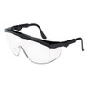 MCR Safety Tomahawk Wraparound Safety Glasses  Black Nylon Frame  Clear Lens  12 Box (CWS TK110)