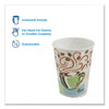 Dixie Hot Cups  Paper  8oz  Coffee Dreams Design  1000 Carton (DIX 5338CD)