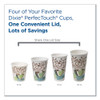 Dixie Hot Cups  Paper  8oz  Coffee Dreams Design  1000 Carton (DIX 5338CD)