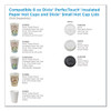 Dixie Hot Cups  Paper  8oz  Coffee Dreams Design  1000 Carton (DIX 5338CD)