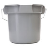 Rubbermaid Commercial 14 Quart Round Utility Bucket  12  Diameter x 11 1 4 h  Gray Plastic (RCP 2614 GRA)