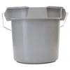 Rubbermaid Commercial 14 Quart Round Utility Bucket  12  Diameter x 11 1 4 h  Gray Plastic (RCP 2614 GRA)