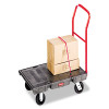 Rubbermaid Commercial Heavy-Duty Platform Truck Cart  2 000 lb Capacity  24 x 48 Platform  Black (RCP 4436 BLA)