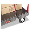 Rubbermaid Commercial Heavy-Duty Platform Truck Cart  2 000 lb Capacity  24 x 48 Platform  Black (RCP 4436 BLA)