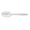 Dixie Plastic Cutlery  Mediumweight Teaspoons  White  1 000 Carton (DIX PTM21)