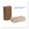 Georgia Pacific Professional Pacific Blue Basic M-Fold Paper Towels  9 2 x 9 4  Brown  250 Pack  16 Packs Carton (GPC 233-04)