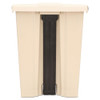 Rubbermaid Commercial Step-On Receptacle  Rectangular  Polyethylene  18 gal  Beige (RCP 6145 BEI)