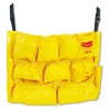 Rubbermaid Commercial Brute Caddy Bag  12 Pockets  Yellow (RCP 2642 YEL)